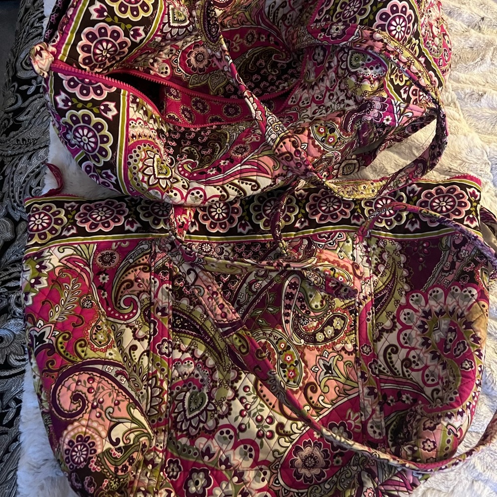 Vera Bradley tote and duffle